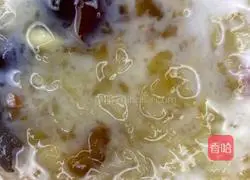 Milk Tremella Peach Gum Lotus Seed Soup Illustration 5