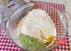 Illustration of how to make black bean pancakes and rolls 5