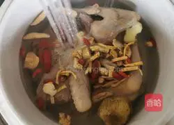 Illustration of how to make American ginseng and pigeon soup stewed 4