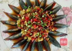 Illustration of making double pepper preserved eggs 6