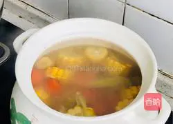 Recipe for healthy pork ribs and corn soup 3