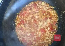 Illustration of how to make tomato and egg noodles 4