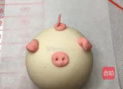 Seductive Pig Illustration of how to make pig snack steamed buns 7