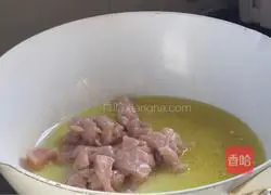 Illustration of how to make stir-fried diced chicken with king oyster mushrooms 10