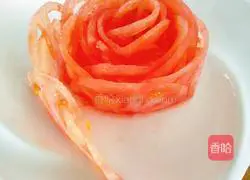 Illustration of how to make white sugar tomatoes 8