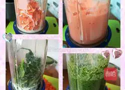 Illustration of how to make carrot, spinach and two-color steamed buns 2