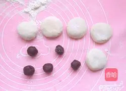 Illustration of how to make bean paste buns 10