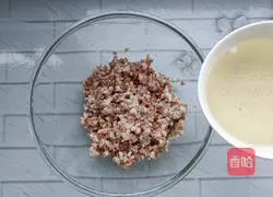 Illustration of how to make pork and beans stuffed buns 12