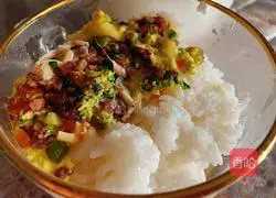 Illustration of how to make steamed eggs with sausage and vegetables 4