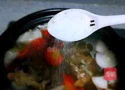 Illustration of how to make radish stick bone soup#light food and reduce fat#18