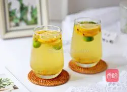 Passion fruit Illustration of how to make lemon and green orange water 14