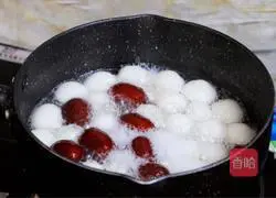 Illustration of how to make osmanthus brown sugar rice dumplings 9