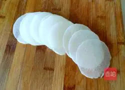 Oyster Locust Illustration of how to make shredded radish soup 2