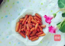 Snacks - Illustration of how to make yam sticks 7