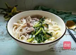 Illustration of how to make clear soup noodles 11