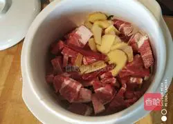 Illustration of how to make mutton and radish soup (BB pot version) 4