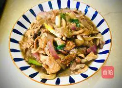 Illustration of how to make fried pork slices with mushrooms 10