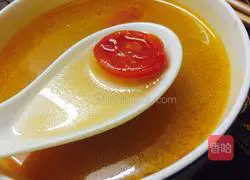 Illustration of how to make cherry tomatoes and fish in sour soup 3