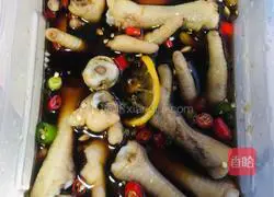 Illustration of how to make chicken feet with lemon and pickled pepper 8