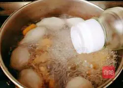 Illustration of how to make healthy persimmon and wheat ear-shaped dumplings 18