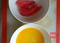 Illustration of how to make tomato and egg noodles 1