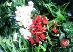 Illustration of how to make cold spinach vermicelli 10