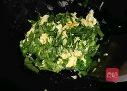 Spinach and scrambled eggs Practice illustration 4