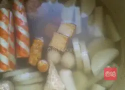 Illustration of making miso soup 7