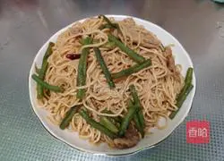 Illustration of how to make steamed noodles (braised noodles) 8