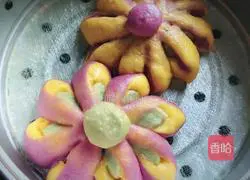 Illustration of how to make colorful steamed buns 22