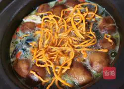 Recipe for nourishing qi and nourishing blood, red dates, wolfberry, black chicken soup (nourishing medicinal diet) 5