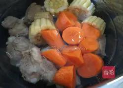 Carrot, Corn and Spare Ribs Soup Recipe Illustration 5