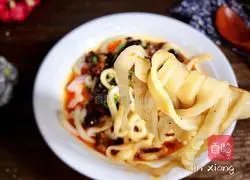 Illustration of handmade noodles 17