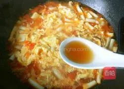 Illustration of how to make light tomato sauce, mushroom and tofu soup in summer 17