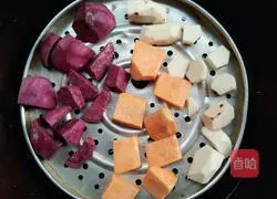 Illustration of how to make taro balls and sago 3