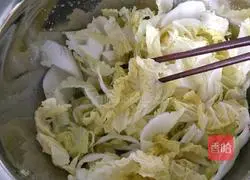 Thai style Illustration of how to make cold baby vegetables 3