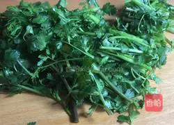 Illustration of how to make noodles with scallion oil 2