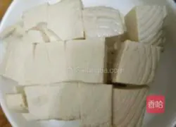 Illustration of how to make cold tofu 9