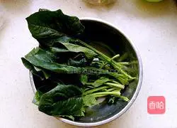 Illustration of how to make spinach and tofu dumplings 1