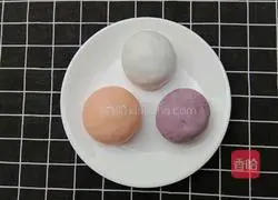 Color Illustration of making glutinous rice balls 3