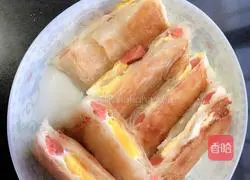 Illustration of how to make hand-caught egg pancakes 5