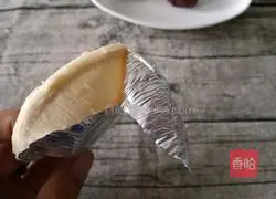 Illustration of how to make open bean paste cake 3