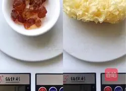 Illustration of how to make peach gum and white fungus soup 2