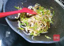 Illustration of how to make stir-fried pancake bento 12