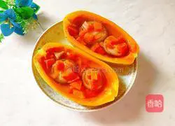 Illustration of making mushrooms and papaya 11