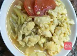 Tomato Egg Illustration of how to make vegetable noodles 9