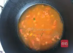 Home version of egg persimmon noodles recipe 9