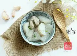 Illustration of how to make bamboo shoots and pork ribs soup 8