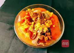 Illustration of how to make barley, cordyceps and coconut juice beef bone soup 20