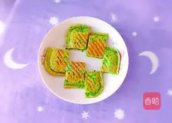 Illustration of how to make leek, egg and glutinous rice pancakes 13